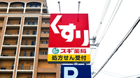 スギ薬局　高石駅前店の看板