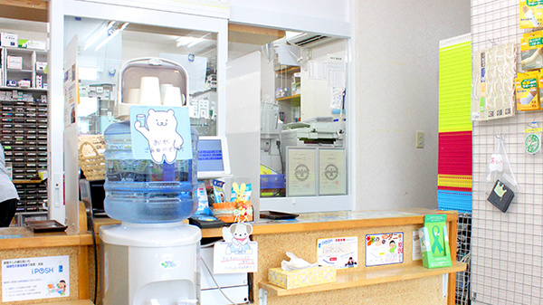 しんわ薬局大蔵店の受付/カウンター