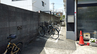 しらかば調剤薬局の駐輪場