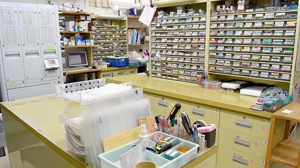 有脇調剤薬局の調剤室