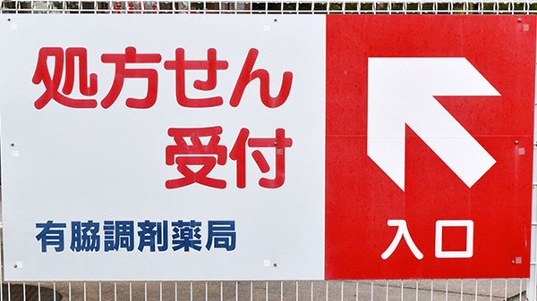 有脇調剤薬局の看板