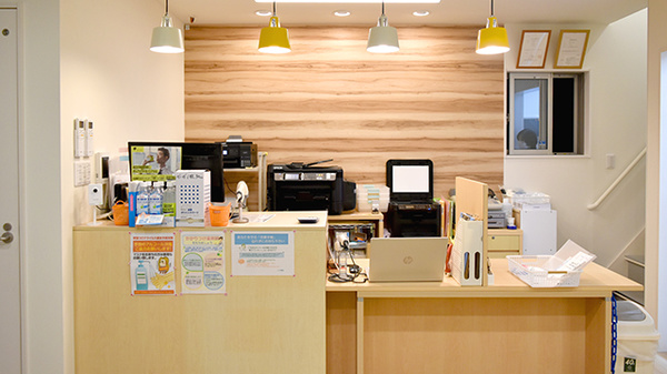 パンダ薬局の受付/カウンター