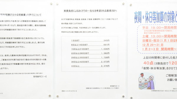 調剤薬局ツルハドラッグ留萌店の一包化対応
