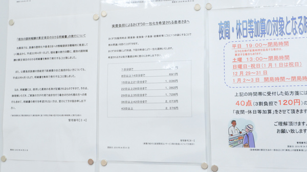 調剤薬局クスリのツルハ北大前店の一包化対応