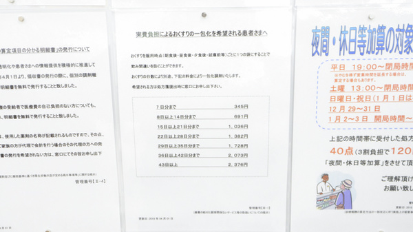 調剤薬局ツルハドラッグ花川南店の一包化対応