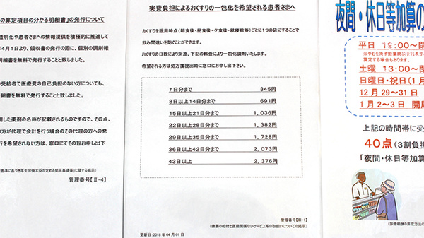 調剤薬局ツルハドラッグ南光台店の一包化対応