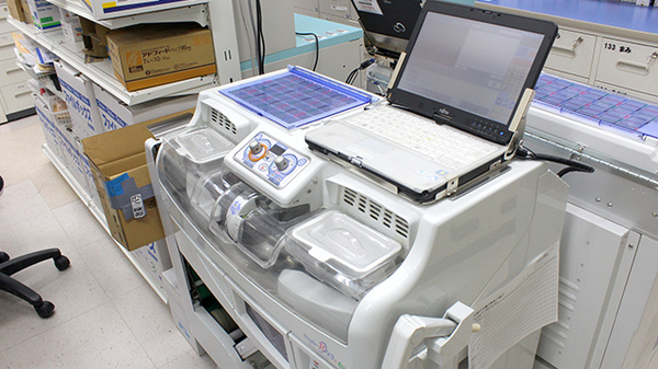 調剤薬局ツルハドラッグ八山田店の調剤器具