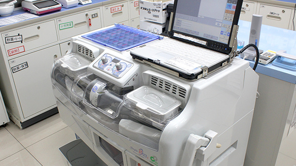 調剤薬局ツルハドラッグ内郷みまや店の調剤器具