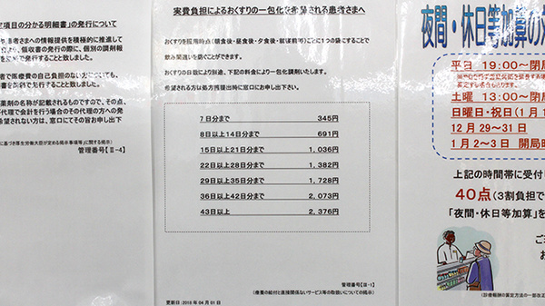 調剤薬局ツルハドラッグいわき玉露店の一包化対応