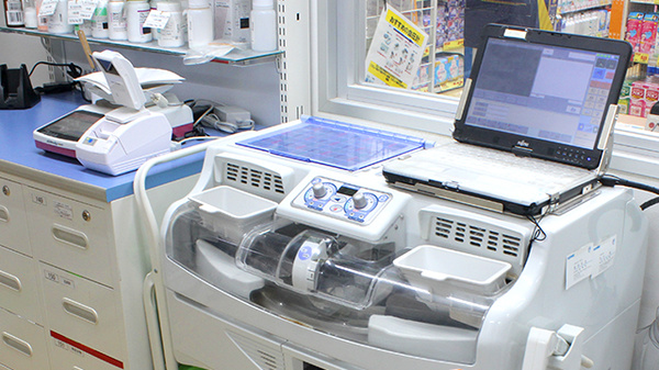 調剤薬局ツルハドラッグフレスポ若葉台店の調剤器具