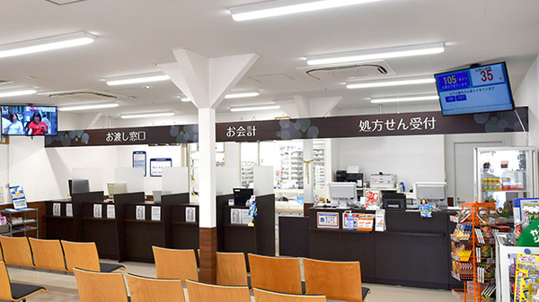 薬局くすりの福太郎増尾店の受付/カウンター