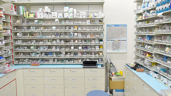 薬局くすりの福太郎アクロスモール新鎌ヶ谷店の調剤室