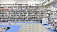 薬局くすりの福太郎北柏店の調剤室