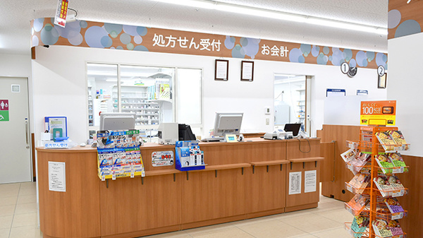 薬局くすりの福太郎ユーカリが丘店の受付/カウンター