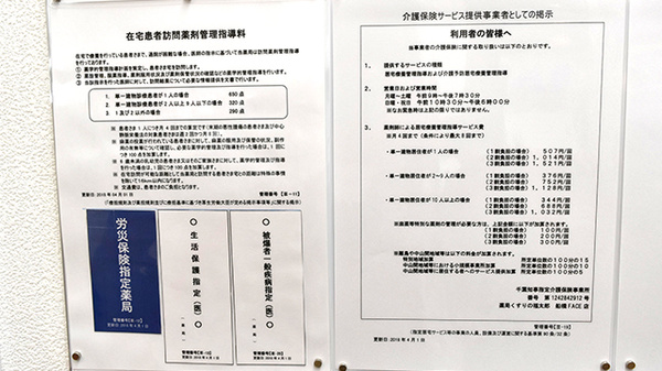 薬局くすりの福太郎船橋ＦＡＣＥ店の在宅対応