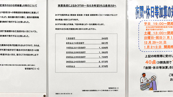 薬局くすりの福太郎塚田店の一包化対応