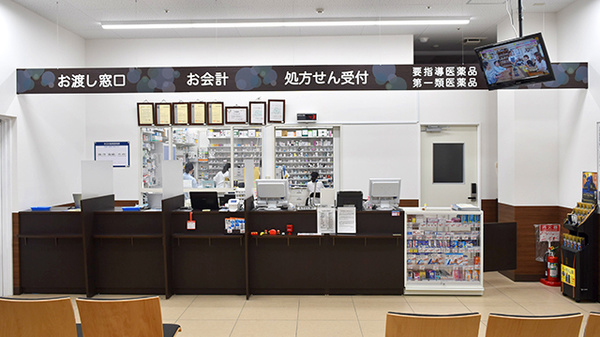 薬局くすりの福太郎 ららぽーとTOKYO-BAY店の受付/カウンター