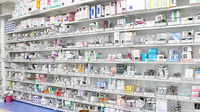 薬局くすりの福太郎東陽町店の薬棚