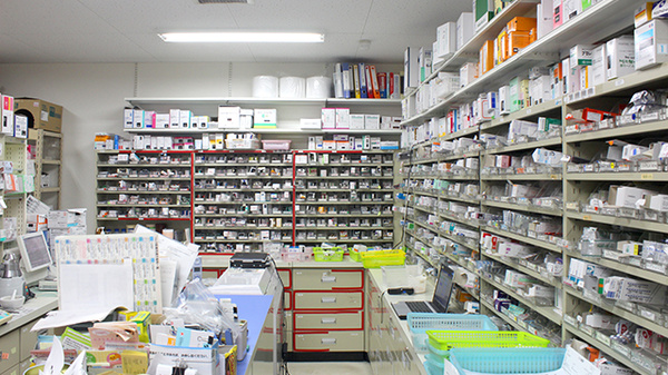 薬局くすりの福太郎公団店の調剤室