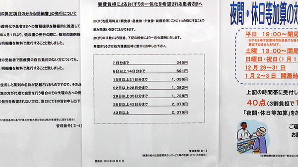 南千住調剤薬局の一包化対応