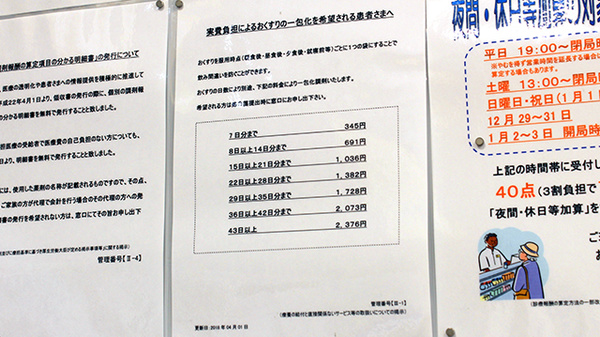 薬局くすりの福太郎飯田橋店の一包化対応