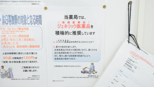 ウォンツ薬局光町店のジェネリック対応