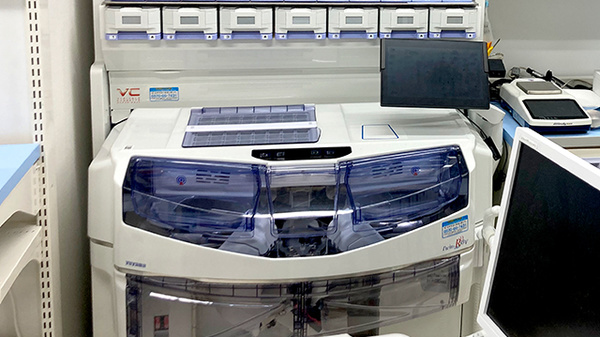 ウォンツ地下街シャレオ薬局の調剤器具