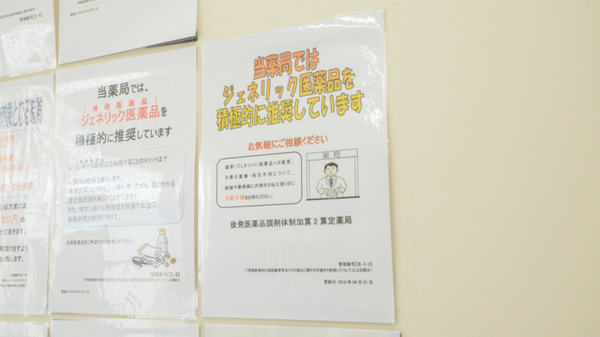 ウェルネス薬局　塩冶店のジェネリック対応