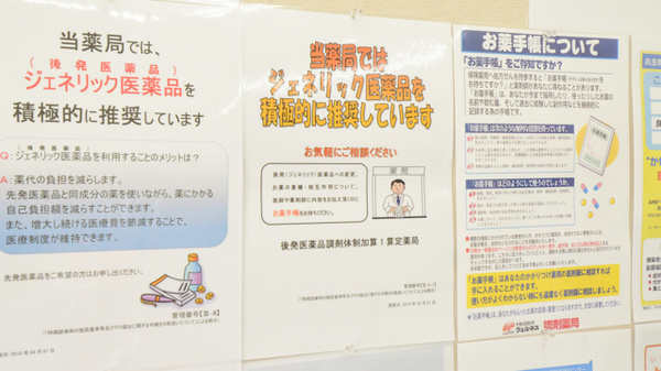 ウェルネス薬局　大田店のジェネリック対応