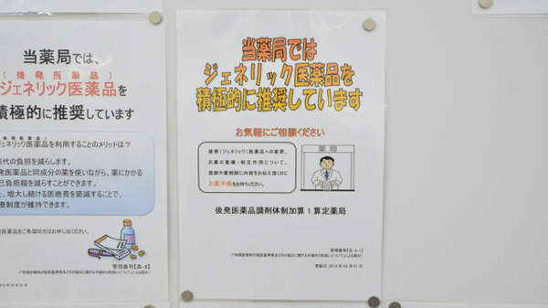 ウェルネス薬局　春日店のジェネリック対応