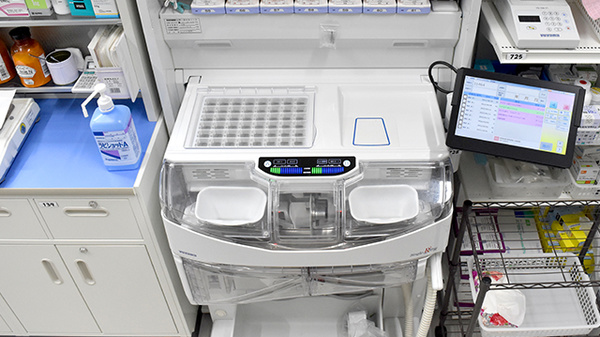 調剤薬局ツルハドラッグ上田店の調剤器具