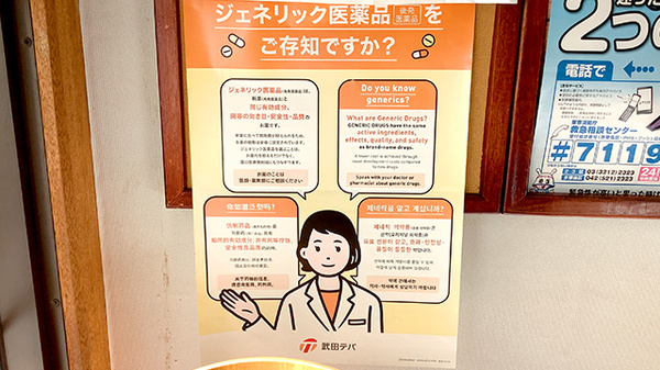 新小岩調剤薬局のジェネリック対応