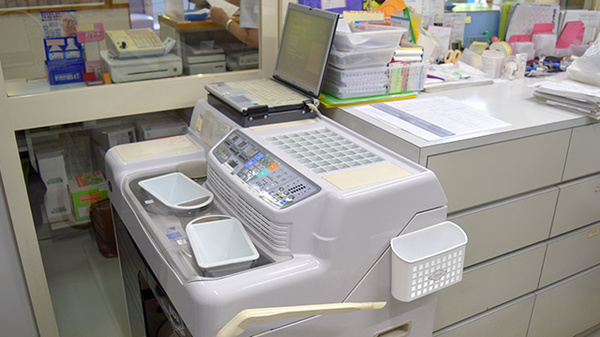 緑園調剤薬局の調剤器具