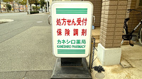 カネシロ薬局の看板