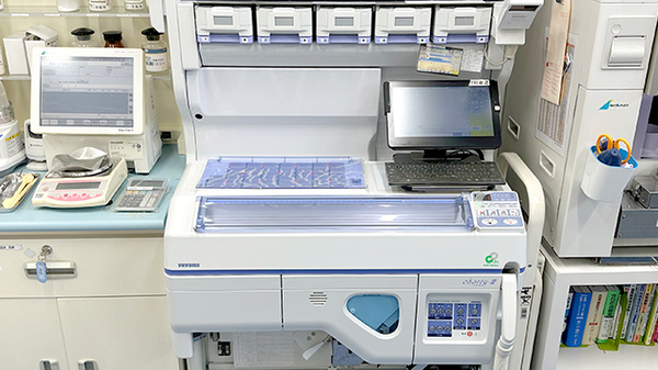 富士薬局南矢島店の調剤器具