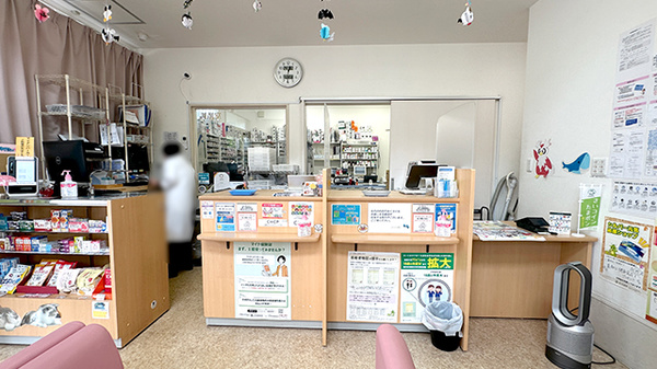 さくらそう薬局の受付/カウンター