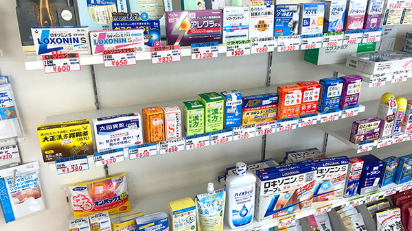 あいケア薬局行徳店の一般医薬品
