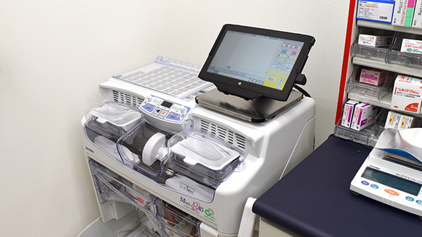 てつ薬局の調剤器具