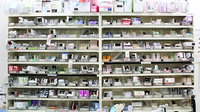 シーエス薬局江戸川台店の薬棚
