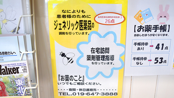 みつばち薬局のジェネリック対応