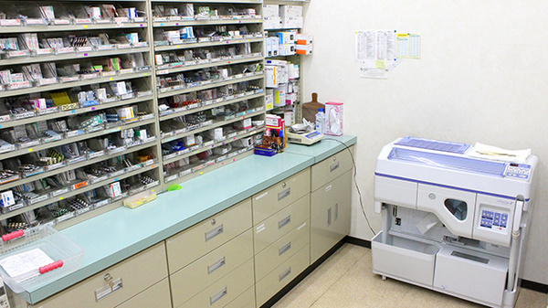 くるみ薬局の調剤室