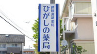 ひがしの薬局の看板