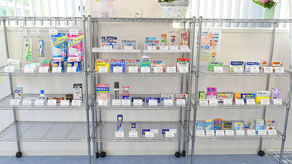 ひがしの薬局の一般医薬品