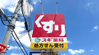 スギ薬局　東大阪楠根店の看板
