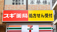 スギ薬局　向河原駅前店の看板