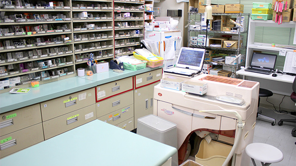 みらくる薬局　中の島店の調剤室