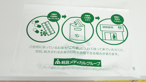 ナツメ薬局 陶生店の残薬回収サービス