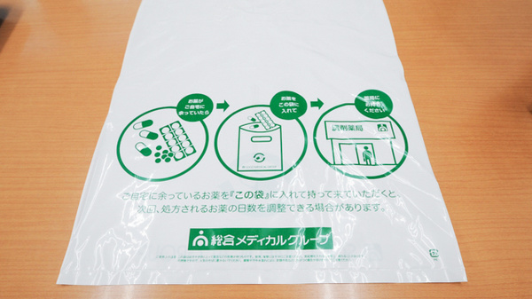 ハロー薬局　加子母店の残薬回収サービス