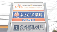 あさがお薬局の看板