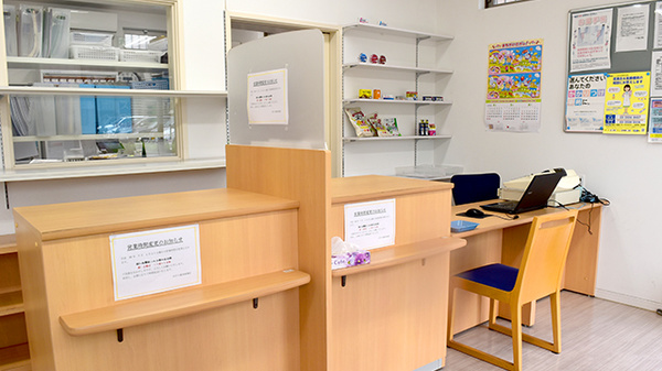 ポポス薬局 東海店の受付/カウンター